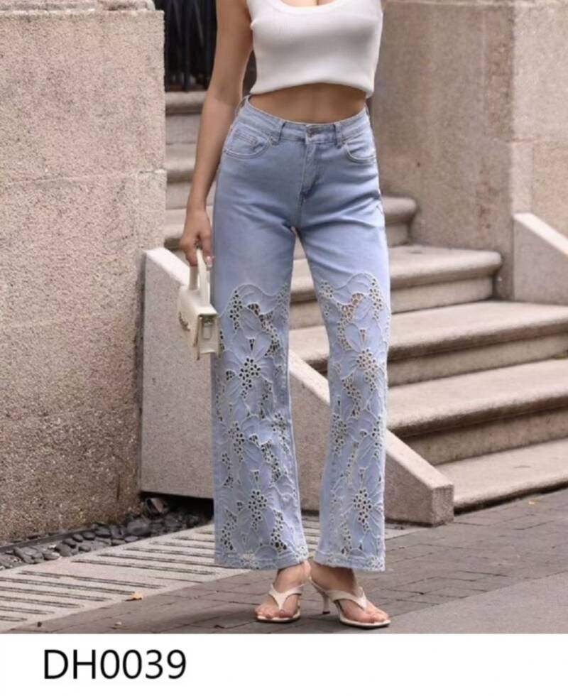 Spodnie damskie jeansy Roz XS-XL, 1 Kolor Paczka 10 szt