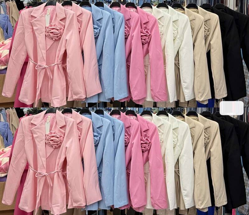 Żakiety damskie (Włoskie produkt) Roz Standard, Mix Kolor Paczka 5 szt 1