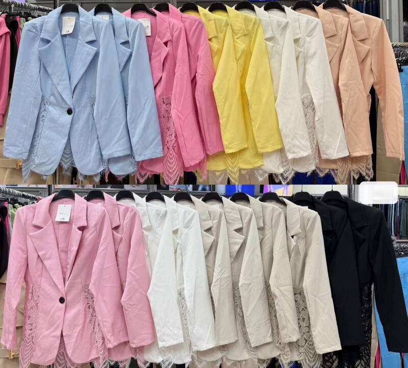 Żakiety damskie (Włoskie produkt) Roz Standard, Mix Kolor Paczka 5 szt 1