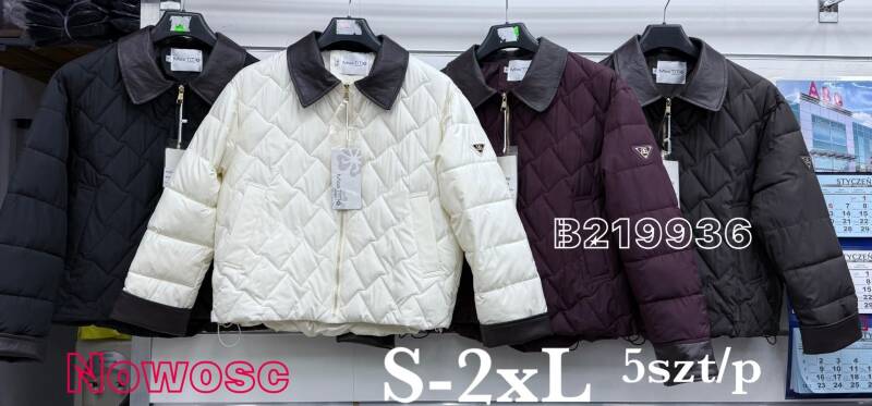 Kurtki damskie cienki Roz S-2XL, 1 Kolor .Paczka 5 szt