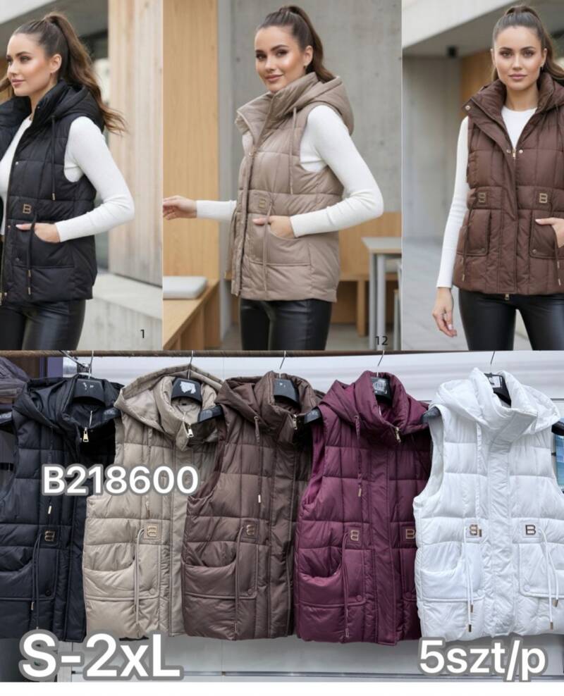 Kamizelka damska Roz S-2XL, 1 Kolor .Paczka 5 szt