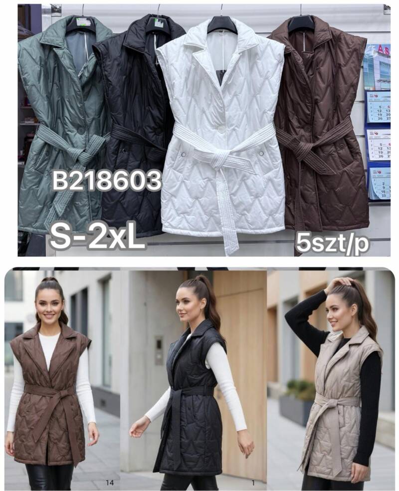 Kamizelka damska Roz S-2XL, 1 Kolor .Paczka 5 szt
