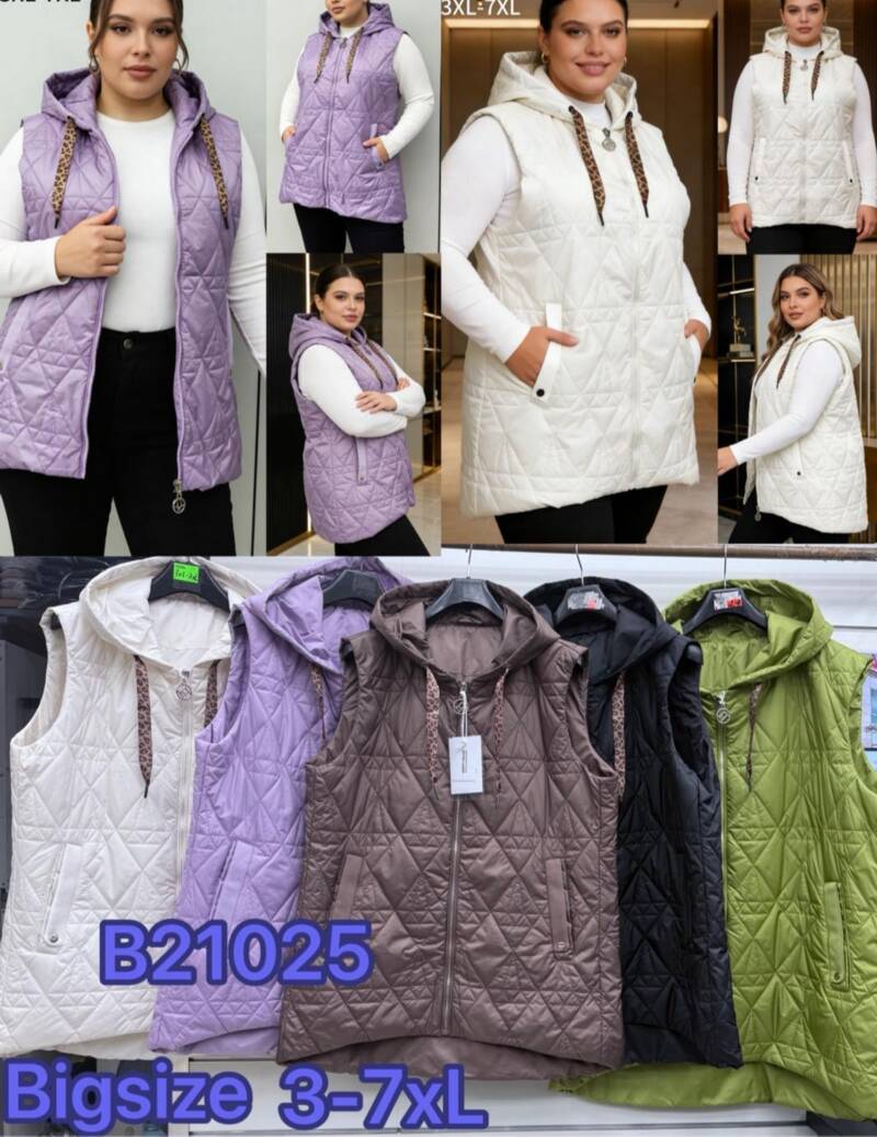 Kamizelka damska Roz 3XL-7XL, 1 Kolor .Paczka 5 szt