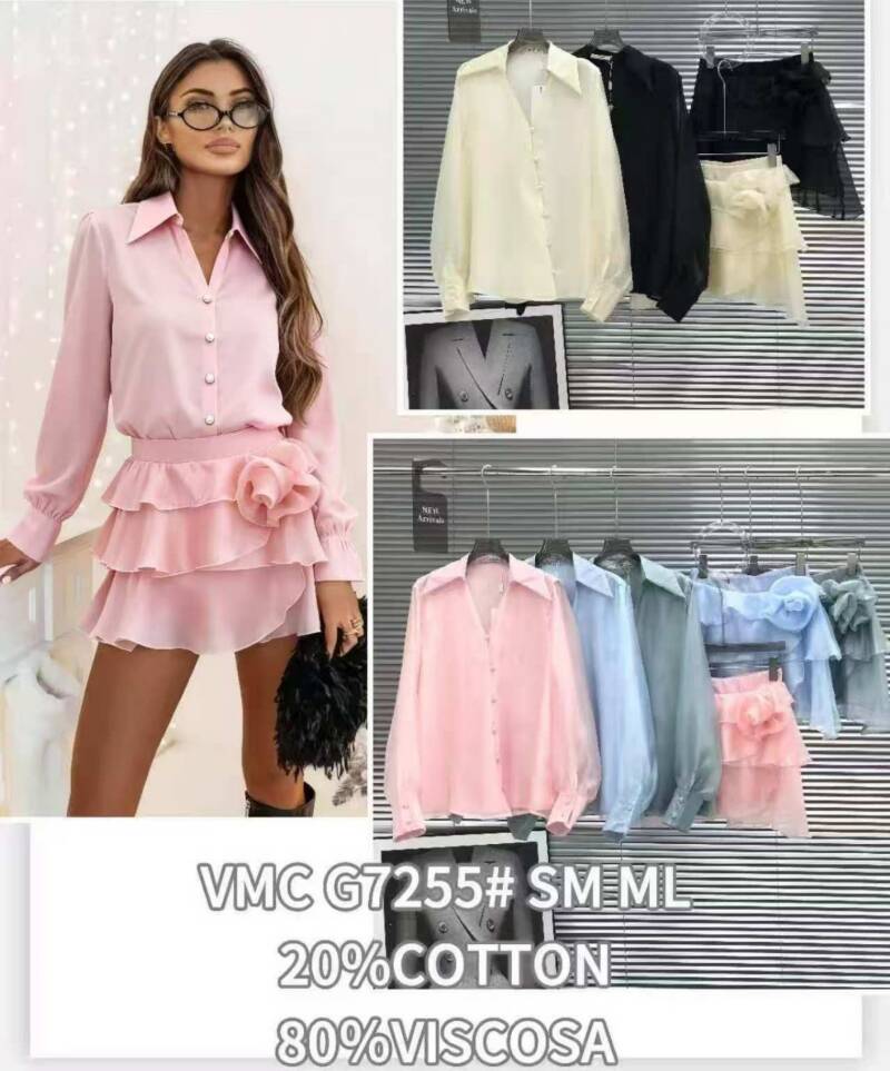 Komplet damskie (Francja produkt) Roz S/M-M/L, Mix Kolor .Paczka 12 szt