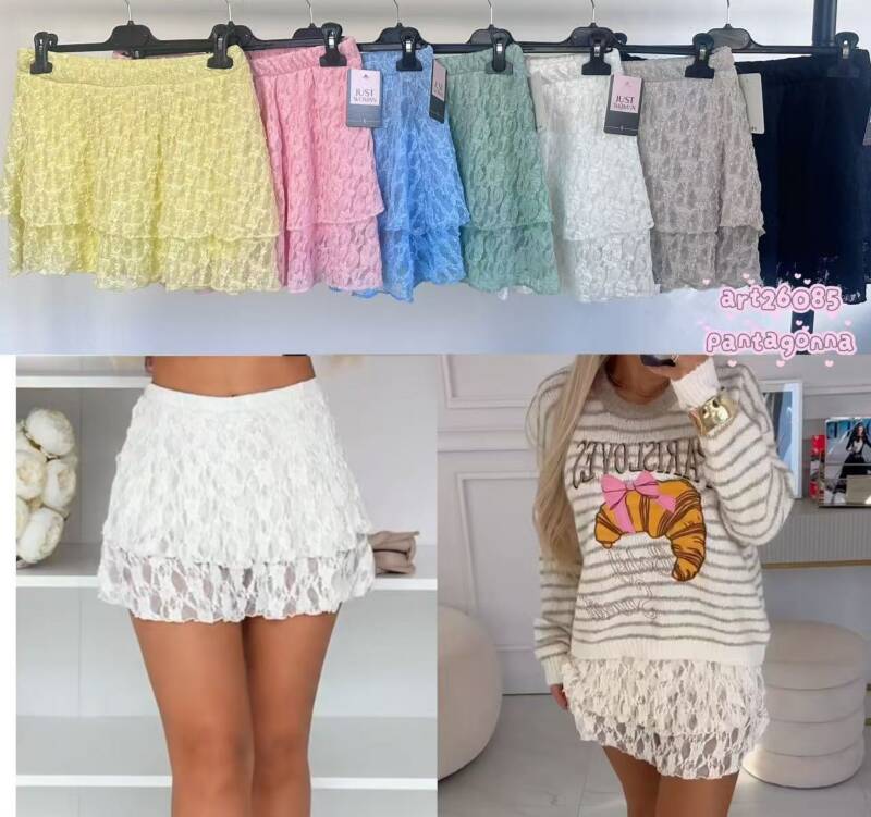 Bluzki damskie (Włoskie produkt) Roz Standard, Mix Kolor Paczka 5 szt