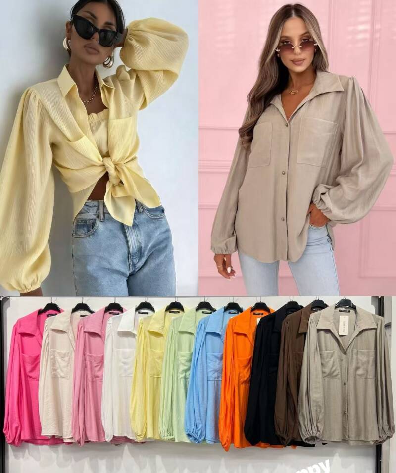 Koszule  damskie (Włoskie produkt) Roz Standard, Mix Kolor Paczka 5 szt