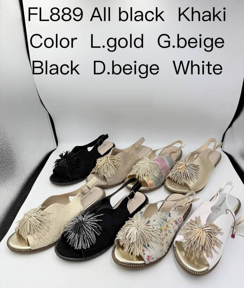 Klapki damskie Roz 36-41 / 12 par	 1