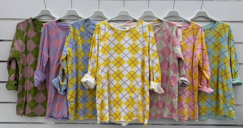 Bluzki damskie (Włoskie produkt) Roz Standard, Mix Kolor Paczka 5 szt