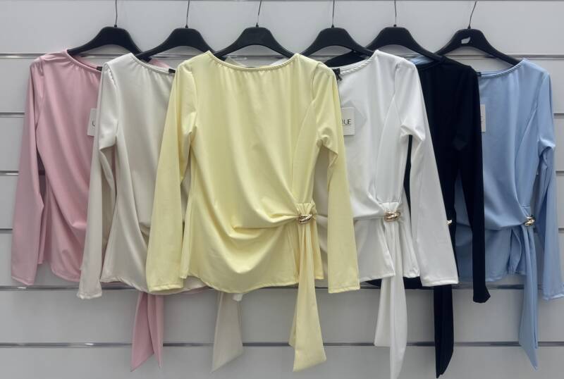 Bluzki damskie (Włoskie produkt) Roz Standard, Mix Kolor Paczka 5 szt