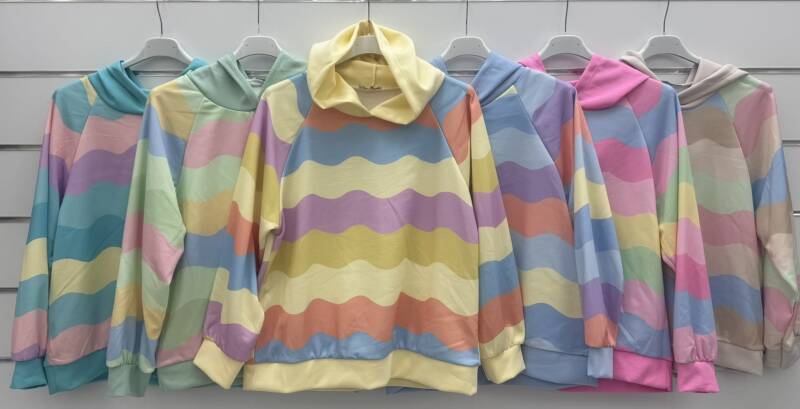 Bluzy damskie (Włoskie produkt) Roz Standard, Mix Kolor Paczka 5 szt