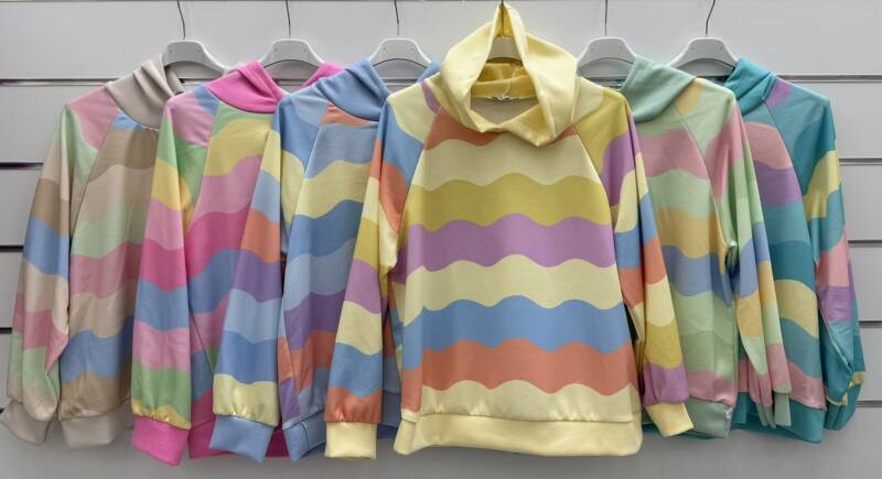 Bluzy damskie (Włoskie produkt) Roz Standard, Mix Kolor Paczka 5 szt