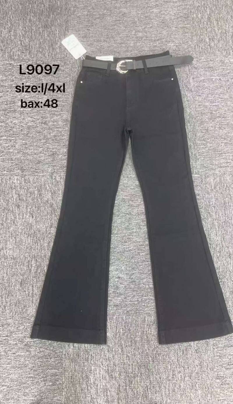 Spodnie damskie jeansy Roz L-4XL, 1 Kolor Paczka 12 szt