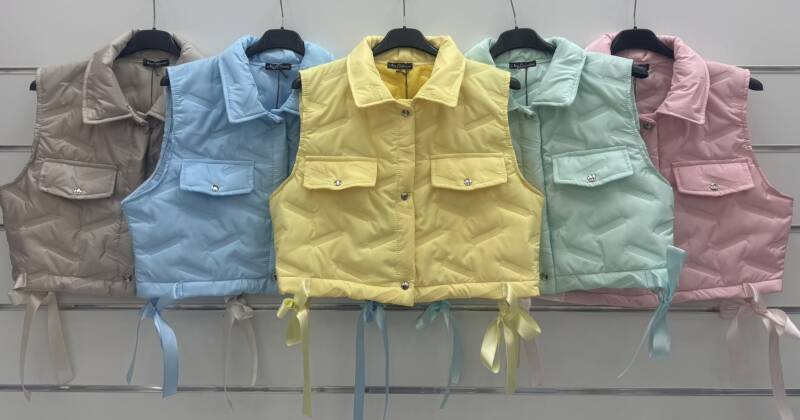 Kamizelki damskie (Włoskie produkt) Roz Standard, Mix Kolor Paczka 5 szt