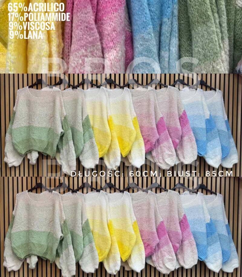Swetry damskie (Włoskie produkt) Roz Standard, Mix Kolor Paczka 5 szt
