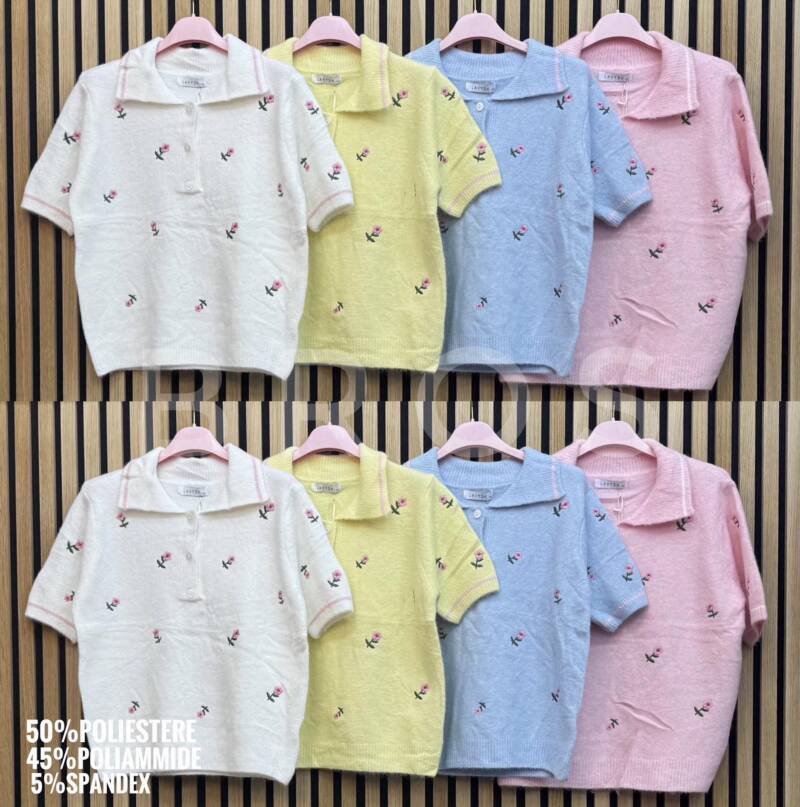 Bluzki damskie (Włoskie produkt) Roz Standard, Mix Kolor Paczka 5 szt