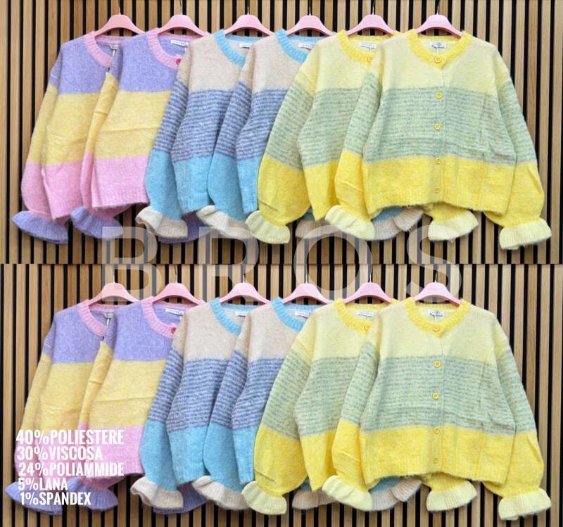 Swetry damskie (Włoskie produkt) Roz Standard, Mix Kolor Paczka 5 szt 1