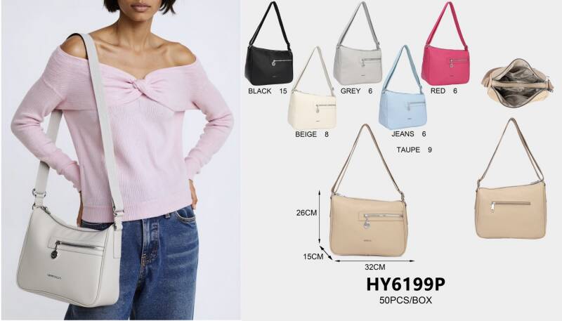 Torepka damska Roz Standard, Mix Kolor Paszka 6 szt