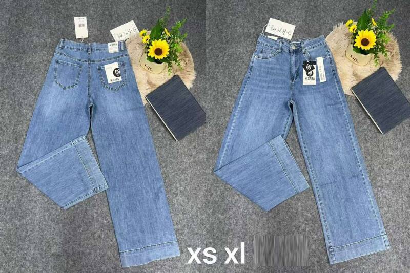 Spodnie damskie jeansy Roz XS-XL, 1 Kolor Paczka 10 szt