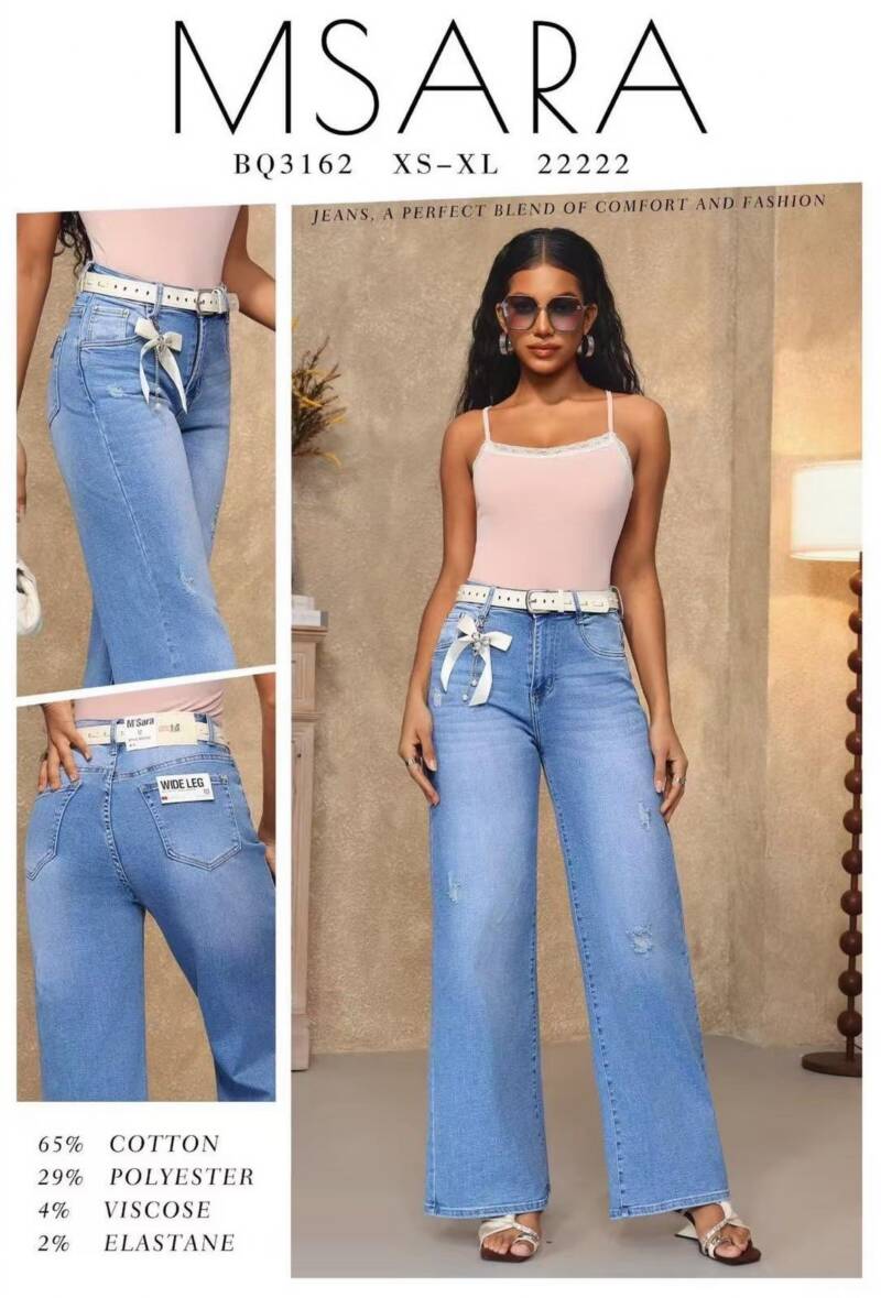 Spodnie damskie jeansy Roz XS-XL, 1 Kolor Paczka 10 szt