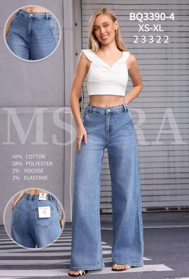 Spodnie damskie jeansy Roz XS-XL, 1 Kolor Paczka 12 szt 1