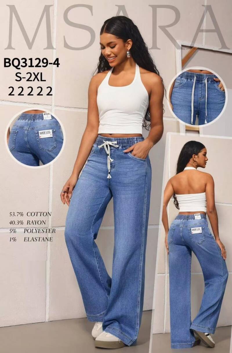 Spodnie damskie jeansy Roz XS-XL, 1 Kolor Paczka 10 szt 1