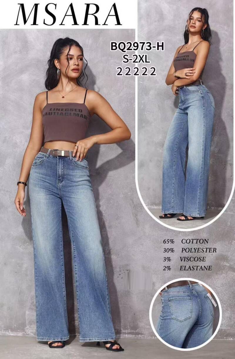 Spodnie damskie jeansy Roz S-2XL, 1 Kolor Paczka 10 szt