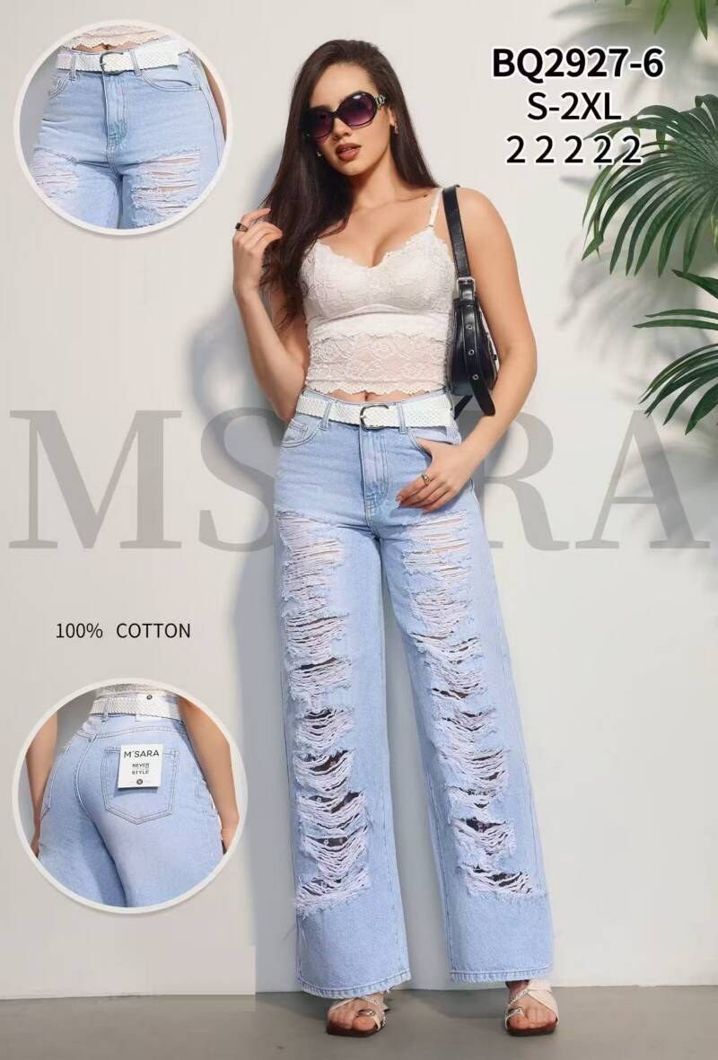 Spodnie damskie jeansy Roz S-2XL, 1 Kolor Paczka 10 szt