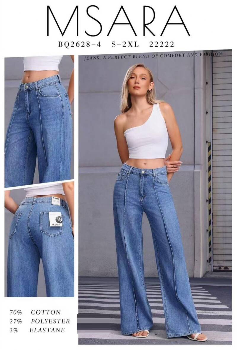 Spodnie damskie jeansy Roz S-2XL, 1 Kolor Paczka 10 szt 1