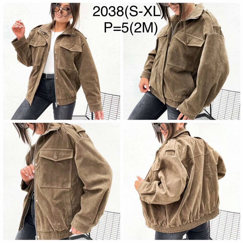 Kurtki damskie cienki Roz S-XL , 1 Kolor Paczka 5 szt 1