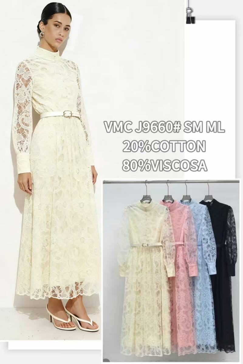 Sukienki damskie (Francja produkt) Roz S/M-L/XL , Mix Kolor .Paczka 6 szt