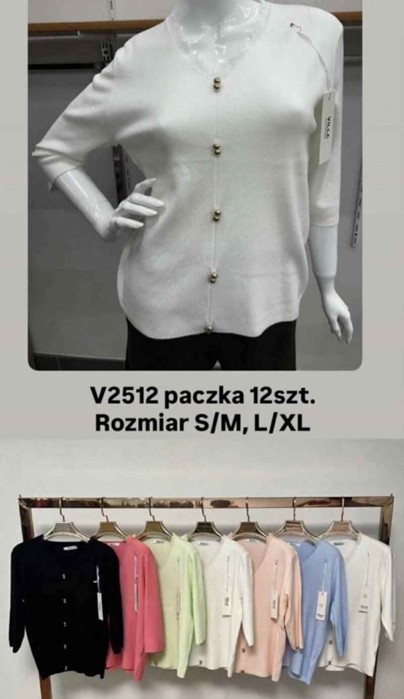 Bluzki damskie Roz S/M-L/XL , Mix Kolor Paczka 12 szt