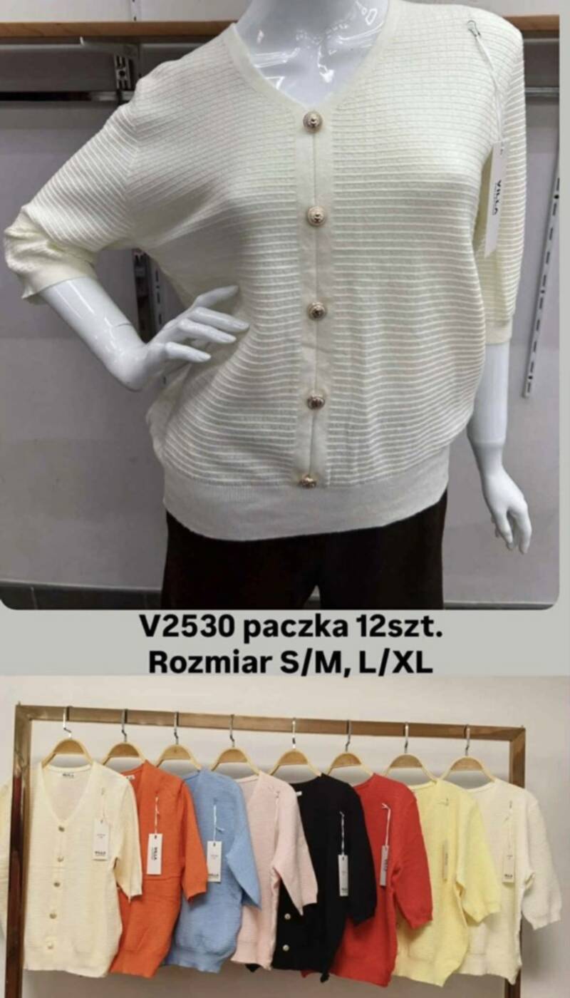 Bluzki damskie Roz S/M-L/XL , Mix Kolor Paczka 12 szt