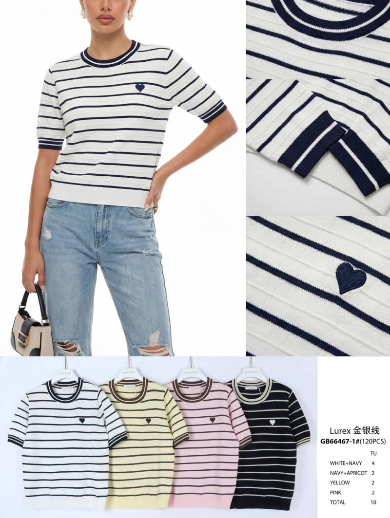 Bluzki damskie (Francja produkt) Roz Standard, Mix Kolor .Paczka 10 szt