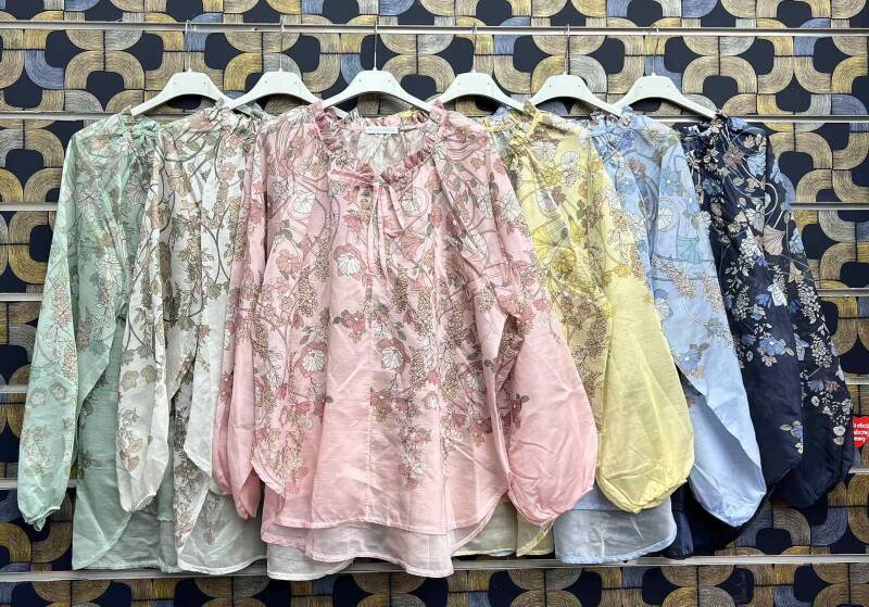 Bluzki damskie (Włoskie produkt) Roz Standard, Mix Kolor Paczka 5 szt