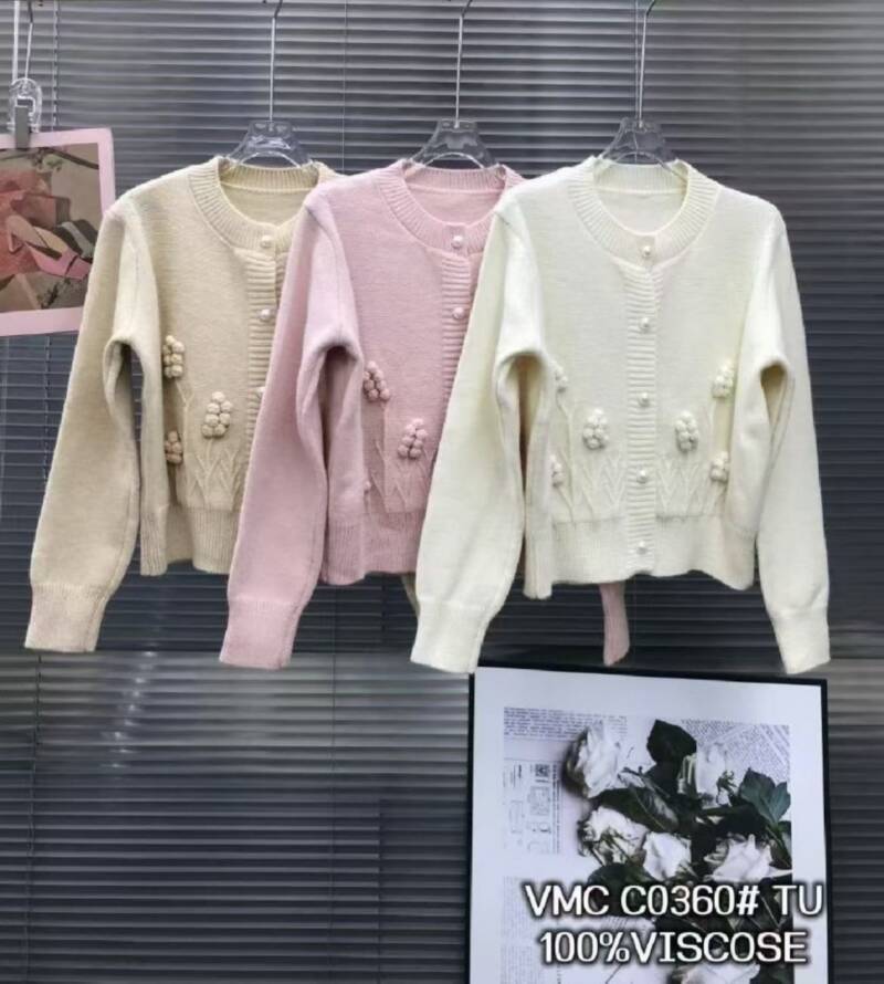 Swetry damskie (Francja produkt) Roz Standard, Mix Kolor .Paczka 12 szt