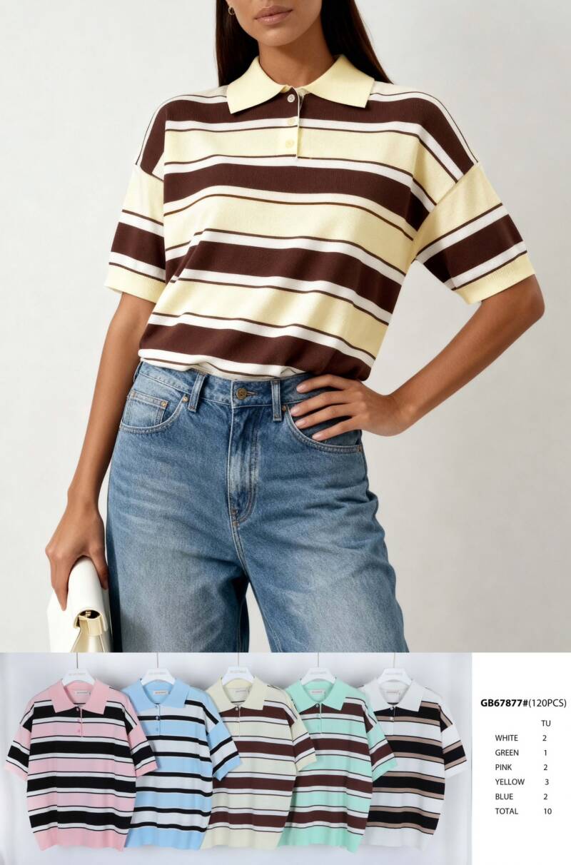 Bluzki damskie (Francja produkt) Roz Standard, Mix Kolor .Paczka 10 szt