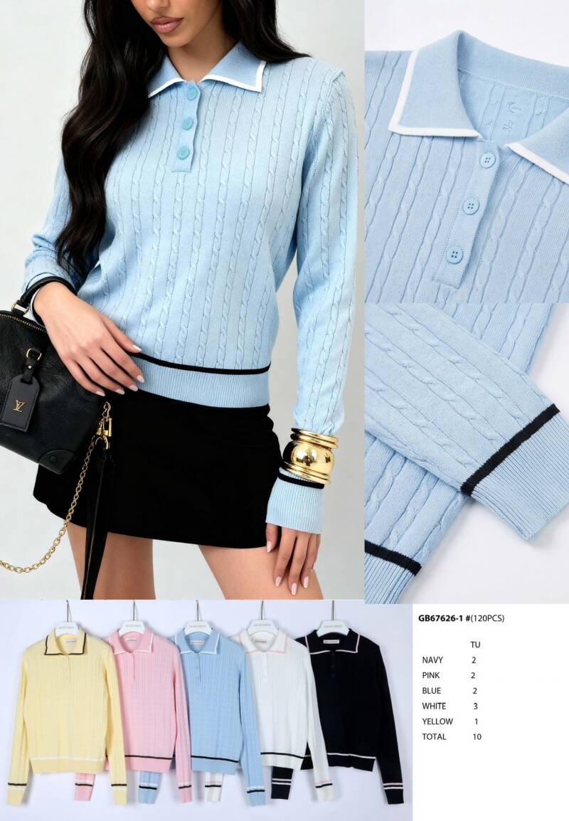 Bluzki damskie (Francja produkt) Roz Standard, Mix Kolor .Paczka 10 szt