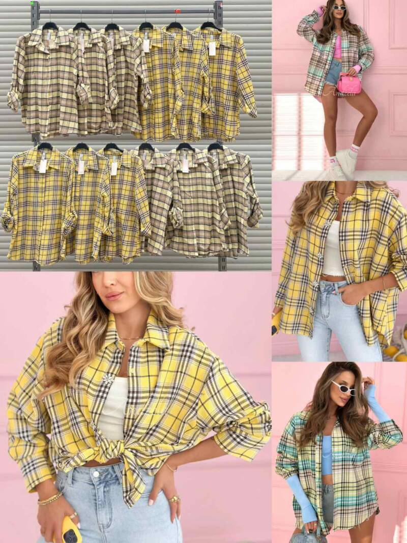 Koszule damskie  (Włoskie produkt) Roz Standard, Mix Kolor Paczka 5 szt