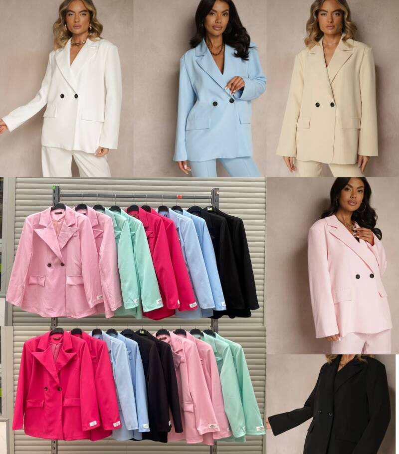 Żakiety damskie (Włoskie produkt) Roz Standard, Mix Kolor Paczka 5 szt