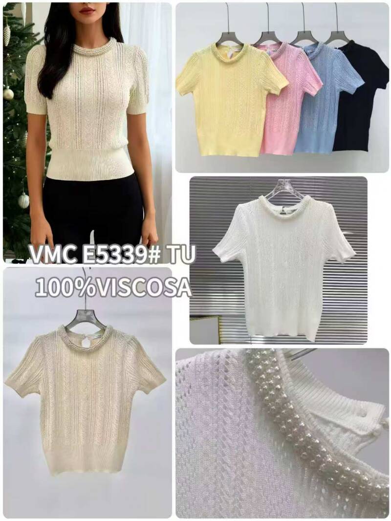 Bluzki damskie (Francja produkt) Roz Standard, Mix Kolor .Paczka 12 szt