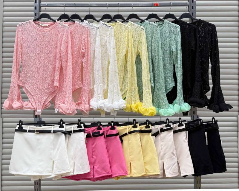 Kombinezony damskie  (Włoskie produkt) Roz Standard, Mix Kolor Paczka 5 szt