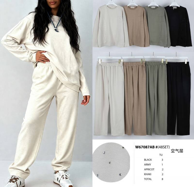 Komplet damskie (Francja produkt) Roz Standard, Mix Kolor .Paczka 8 szt