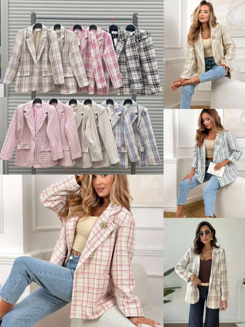 Żakiety damskie (Włoskie produkt) Roz Standard, Mix Kolor Paczka 5 szt