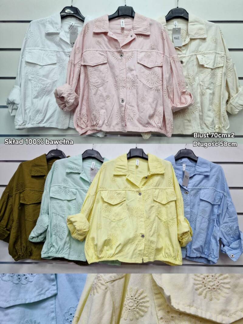 Koszule  damskie (Włoskie produkt) Roz Standard, Mix Kolor Paczka 5 szt