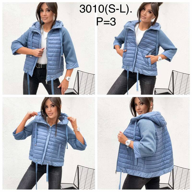 Kurtki damskie cienki Roz S-L , 1 Kolor Paczka 3 szt 1