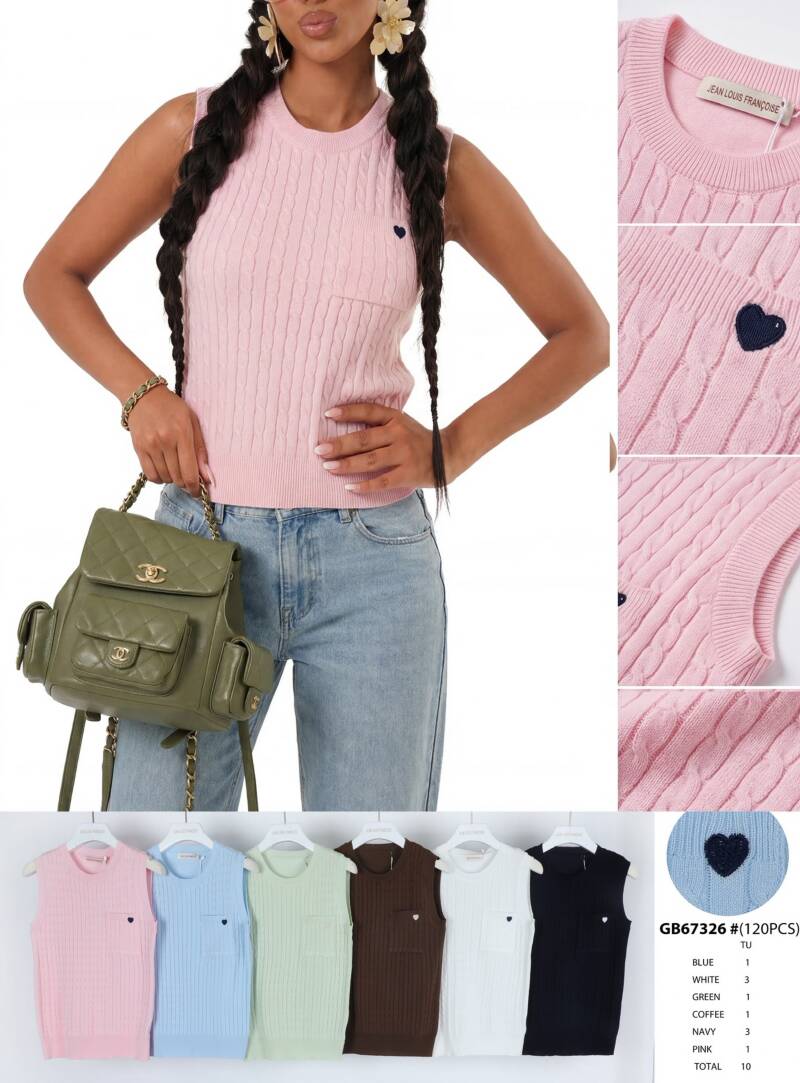 Bluzki damskie (Francja produkt) Roz Standard, Mix Kolor .Paczka 10 szt