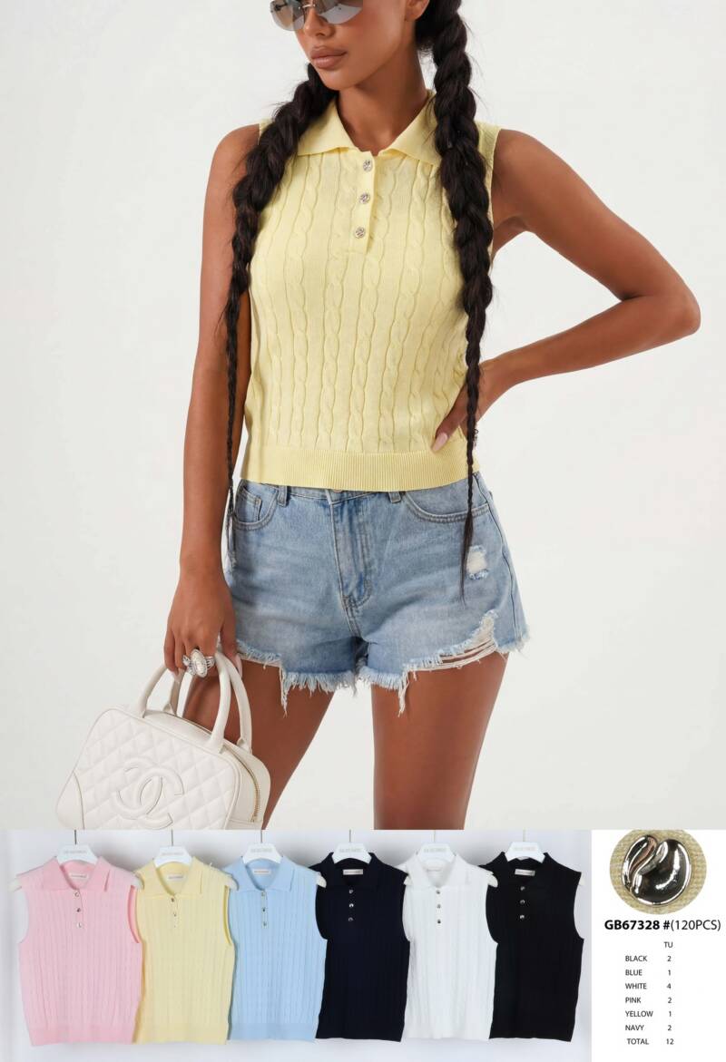 Bluzki damskie (Francja produkt) Roz Standard, Mix Kolor .Paczka 10 szt