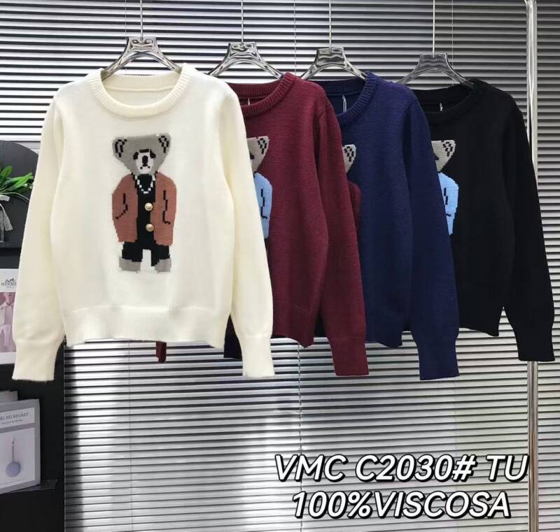 Swetry damskie (Francja produkt) Roz Standard, Mix Kolor .Paczka 12 szt