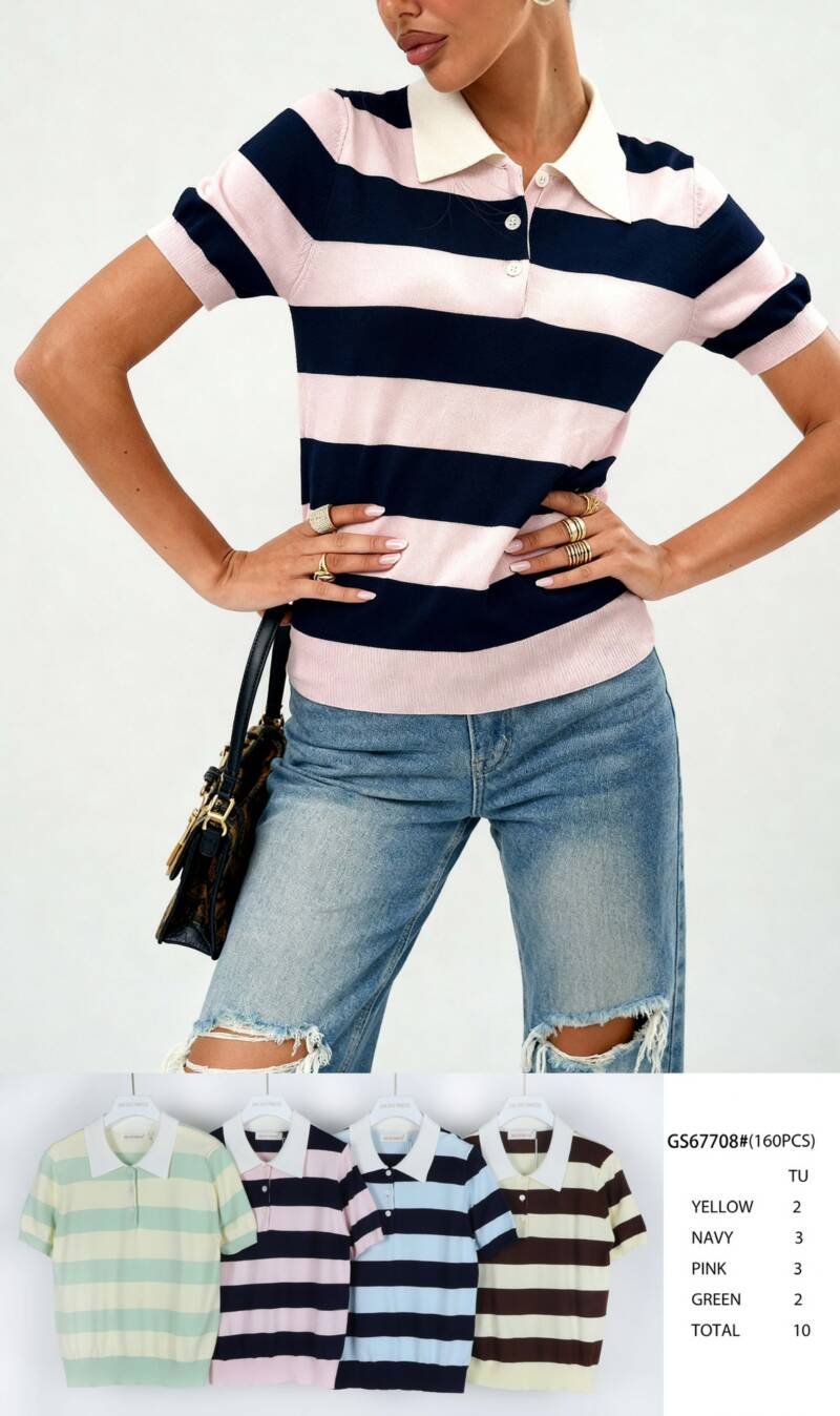 Bluzki damskie (Francja produkt) Roz Standard, Mix Kolor .Paczka 10 szt