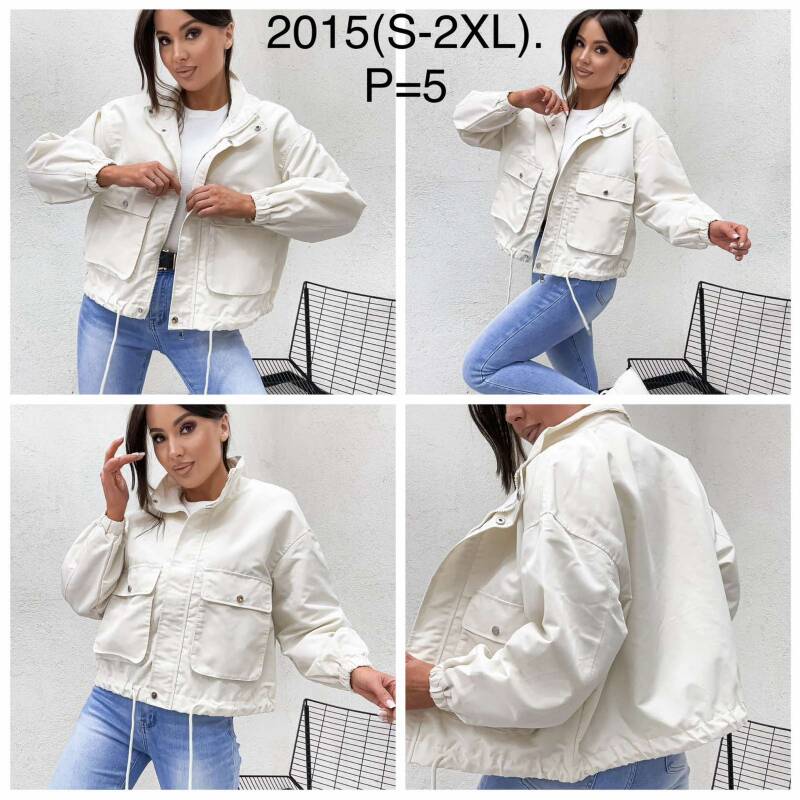 Kurtki damskie cienki Roz S-2XL , 1 Kolor Paczka 5 szt